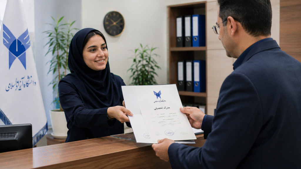 مدرک تحصیلی معتبر